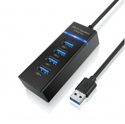 Многопортовый хаб c USB 3.0 | на 4xUSB | 1.2 метра